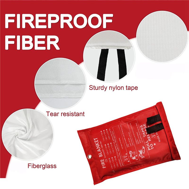 B48B-8PCS Awaryjny koc przeciw – Fire Blanket Kitchen recenzja i cena