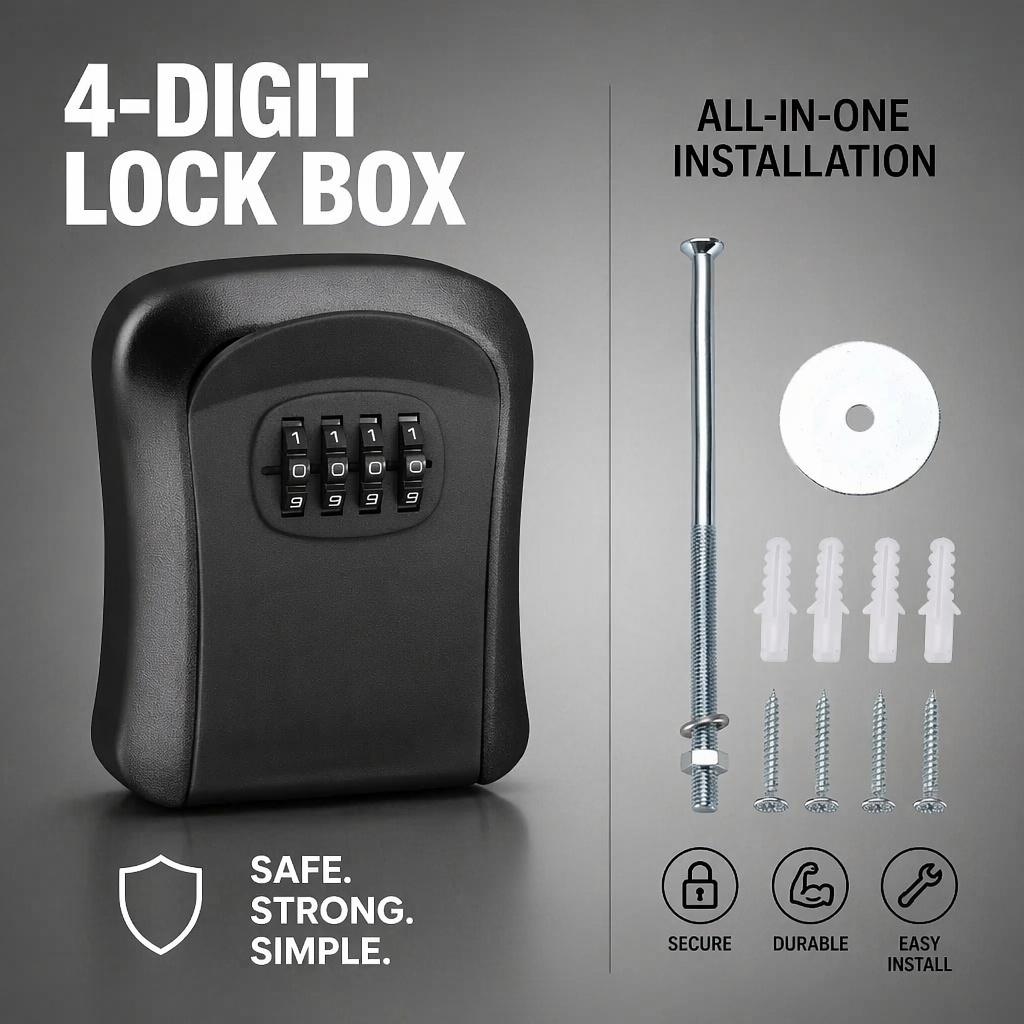 Wodoodporny schowek na klucze  – Lockbox Key Secure recenzja i cena