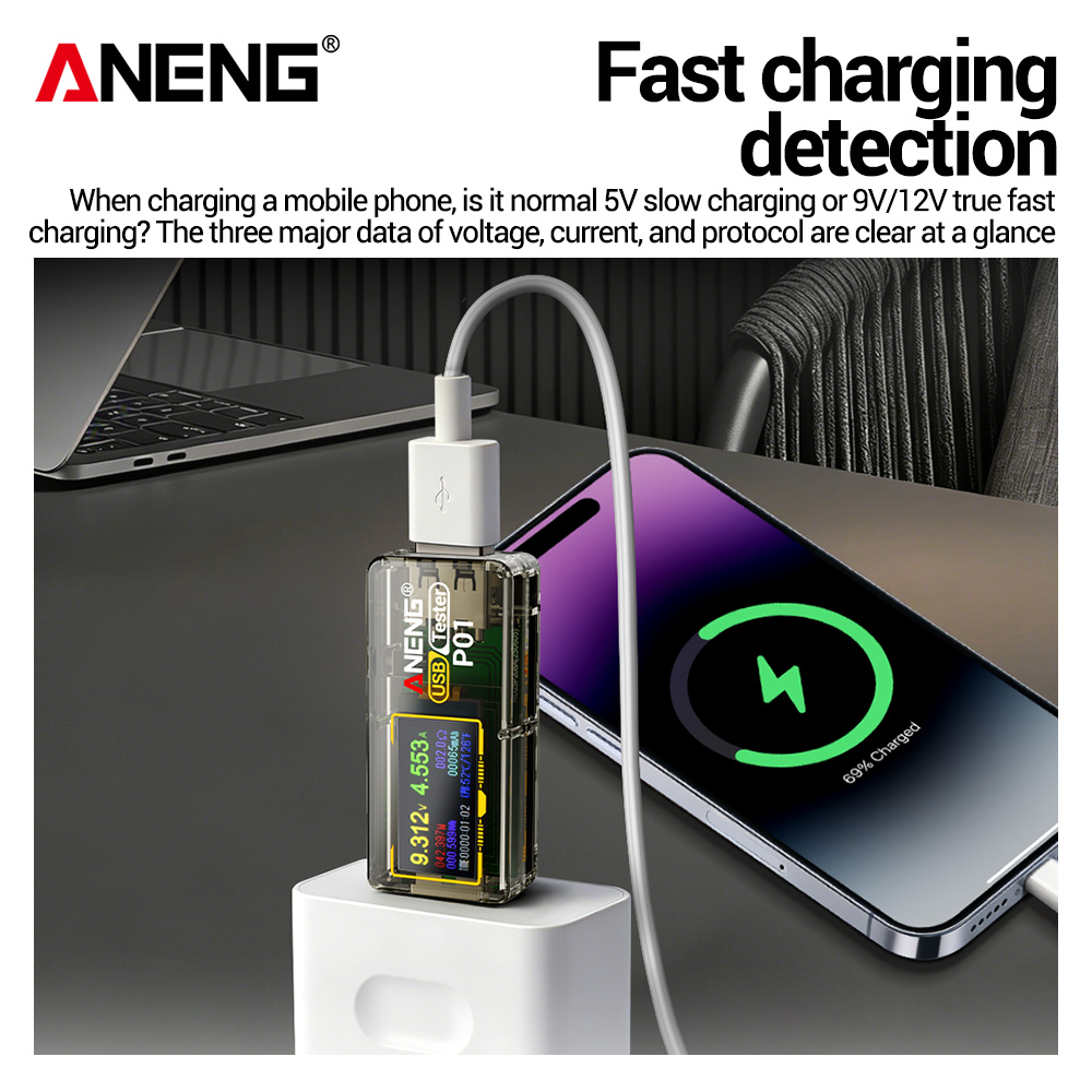 ANENG P01 Tester USB Woltomier – Co Detector Plug recenzja i cena