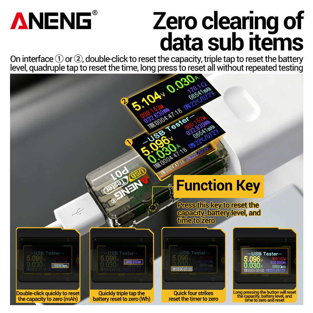 ANENG P01 Tester USB Woltomier – Co Detector Plug recenzja i cena